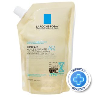 La Roche-Posay Lipikar Ulje za tuširanje AP+ protiv suvoće refill, 400 ml
