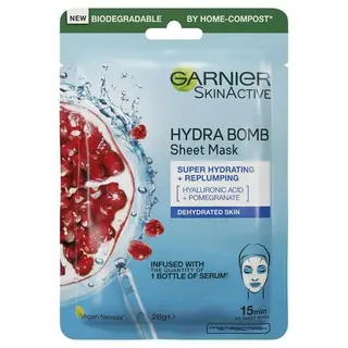 Garnier Skinactive Pomegranate Hydrating Face Tissue Mask 30g