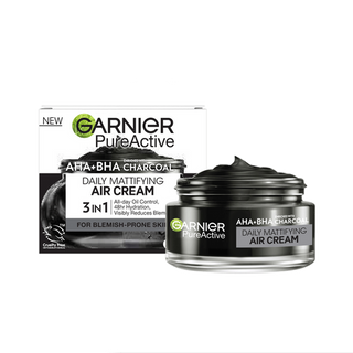 GARNIER AHA+BHA CHARCOAL MATTIFYING AIR CREAM 50ML