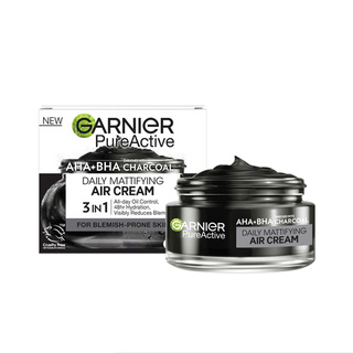 GARNIER AHA+BHA CHARCOAL MATTIFYING AIR CREAM 50ML