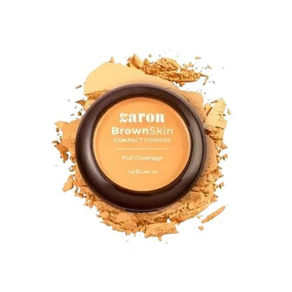 ZARON Brown Skin Compact Powder Biscuit