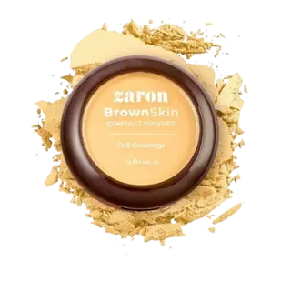 ZARON Brown Skin Compact Powder, 32g