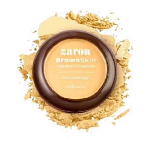 ZARON Brown Skin Compact Powder, 32g
