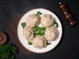 Khinkali cu carne de miel