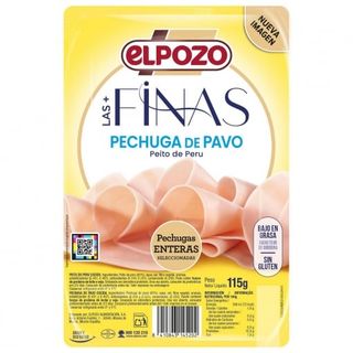 Pechuga Pavo El Pozo Lonchas 115G