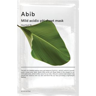 ABIB - Mild Acidic pH Sheet Mask
Heartleaf Fit, 30ml, 1 piece