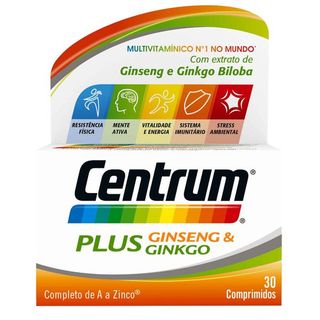 Centrum Plus Ginseng & Ginko 30 comprimidos