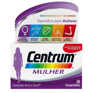 Suplemento Centrum:Mulher 30 Comprimidos
