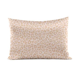 Beige Leopard Print Pillowcase