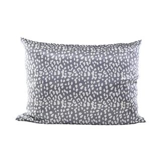 Grey & White Abstract Print Pillowcase