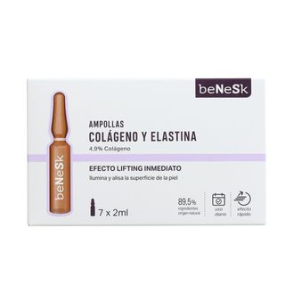 Ampollas Faciales Con Colágeno Y Elastina Benesk 7X2Ml