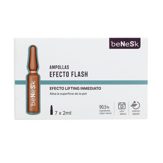 Ampollas Faciales Efecto Flash Benesk 7x2Ml