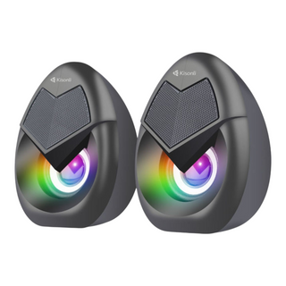 Mini Haut-Parleur 2.0 KISONLI L-1060 Portable RGB AUX/USB