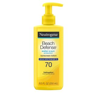 NEUTROGENA BEACH DEFENSE WATER+SUN PROTECTION SUNSCREEN LOTION SPF70 250ML