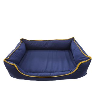 Coussin chien en polyester bleu 100X60CM