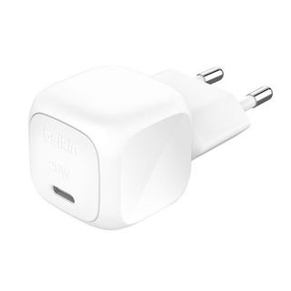 Cargador de pared compacto Belkin BoostCharge USB-C Power Delivery 20W Blanco