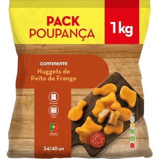 Nuggets de Peito de Frango Continente (emb. 1 kg)