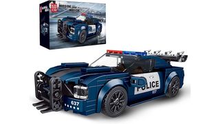 Mould King, ლეგო, 27010 Porsche 911 Sports Car პოლიციის მანქანა – 356 pcs