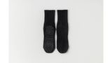 წინდები, Mid-Calf Yoga Socks Non-Slip Silicone Crew for Indoor, შავი