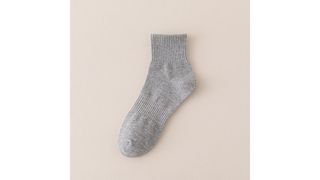 წინდების ნაკრები, საშუალოყელიანი 12 სმ, უნივერსალური ზომა, ნაცრისფერი, 5 ცალი