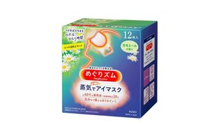 Megrhythm Kao-ს თვალის დამამშვიდებელი, ორთქლის იაპონური ნიღაბი, Steam Hot Eye Mask Chamomile, 1 ცალი