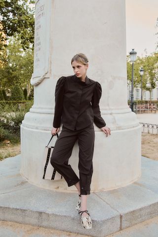 Blusa Salamanca Marrón S