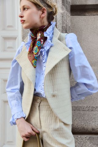 Chaleco Castellana Beige XS