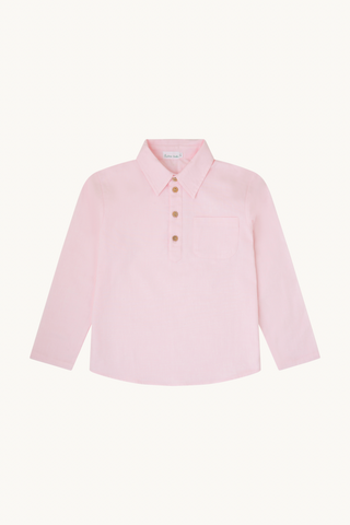 Camisa Max Oxford Rosa 8-9 A