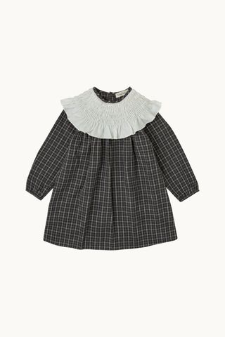 Vestido Olimpia Vichy Gris 12 A