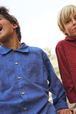 Camisa Azul Espiga Denim 12 A