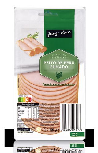Peito de Peru Fumado Pingo Doce 150G