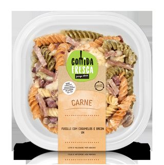 Fusili com Cogumelos e Bacon Comida Fresca 1UN