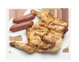 Menu Frango e 2 Salsichas Silesianas Comida Fresca 1UN