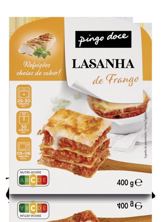 Lasanha de Frango Refrigerada Pingo Doce 400G