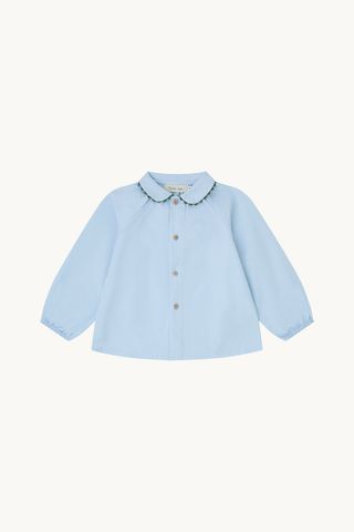 Blusa Lily Oxford Celeste 6 M