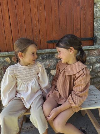 Blusa Federica Rosa Empolvado 6 A