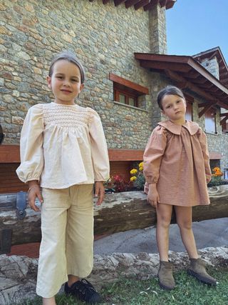 Pantalón Kids Pana Beige 3 A