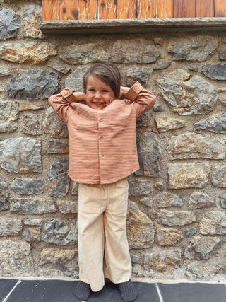 Camisa Vichy Caramelo 6 A