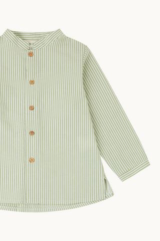 Camisa Mao Rayas Verde 10 A