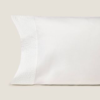 Funda De Almohada De Algodón 180 Hilos Jacquard Rexi Blanco 50x75 cm
