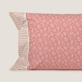 Funda De Almohada De Algodón Floral Ritpat Rosa 50x85 cm