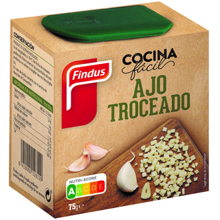 Ajo Troceado Ultracongelado Findus 75 G.