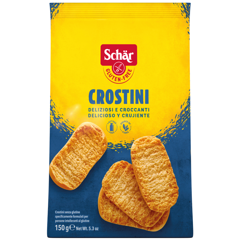 Tostas Crostini Schar:Sem Glúten 150G