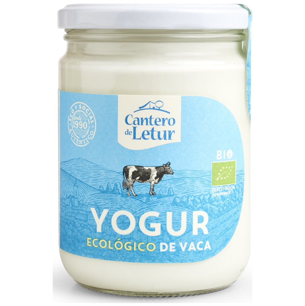 Iogurte Vaca Natural Bio El Cantero de Letur 420 Gramas