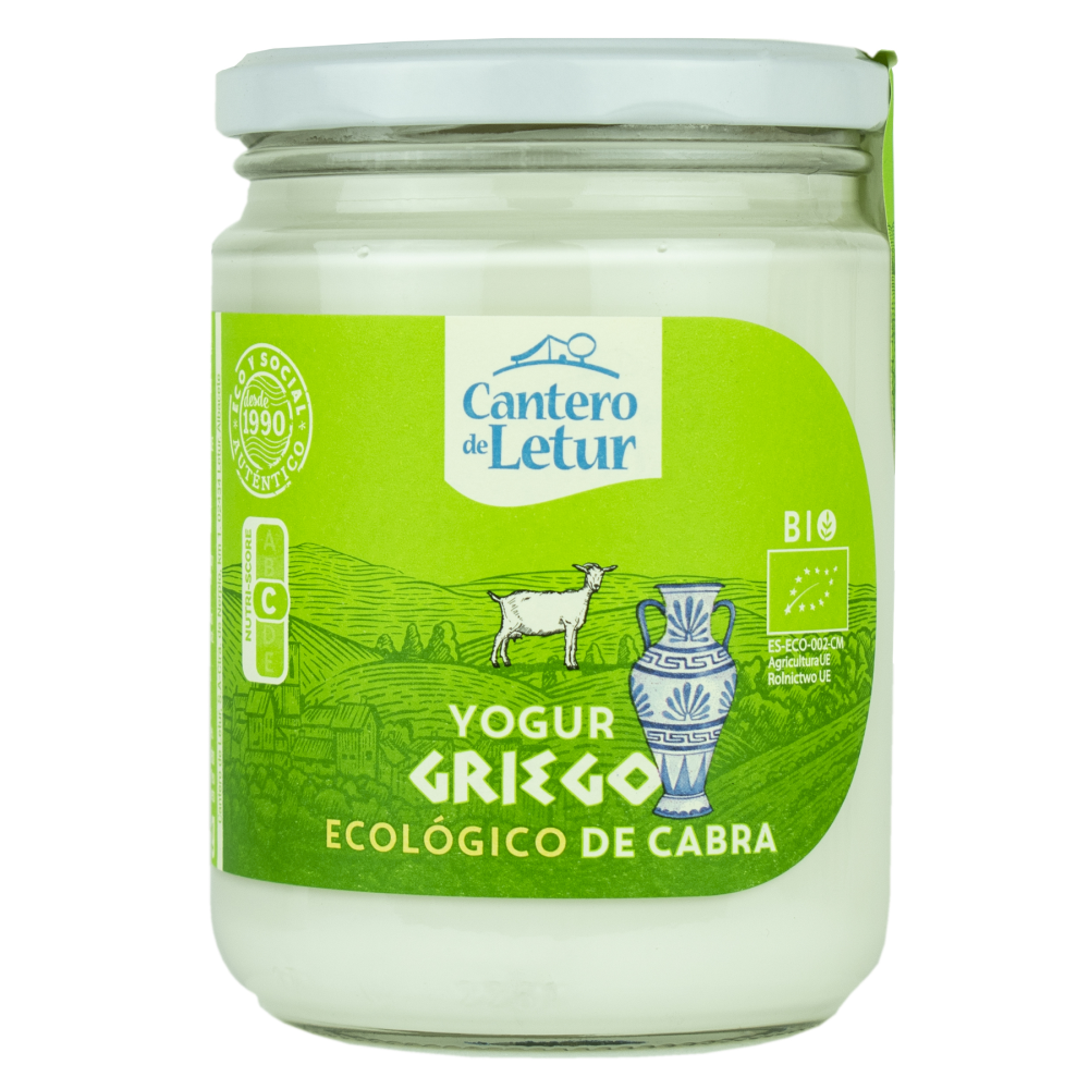 Iogurte Cabra Grego Bio Natural El Cantero de Letur 420 Gramas