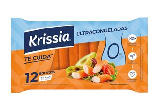 Barritas de Surimi Ultracongelado 0% Materia Grasa Krisia 12 Uds.