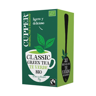 Té verde bio BIOGRAN, caja 20 uds