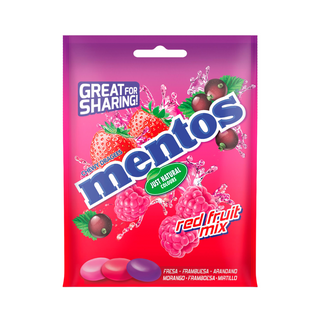Mentos Caramelos Mix Frutos Rojos 160g
