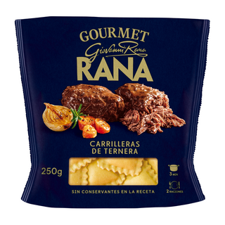 Rana Pasta Rellena Carrilleras de Ternera 250g