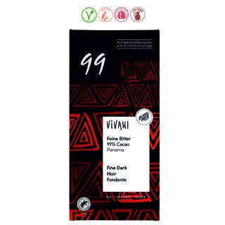 Chocolate Preto Bio Vivani 80 Gramas